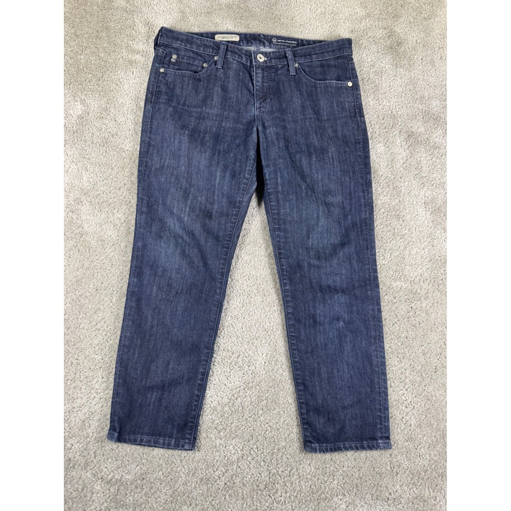 AG Adriano Goldschmied The Legging Crop Super Skinny Jeans Dark Wash 31R